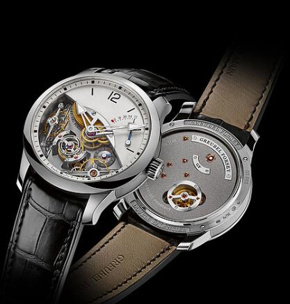 Greubel Forsey Double Balancier White gold Replica Watch